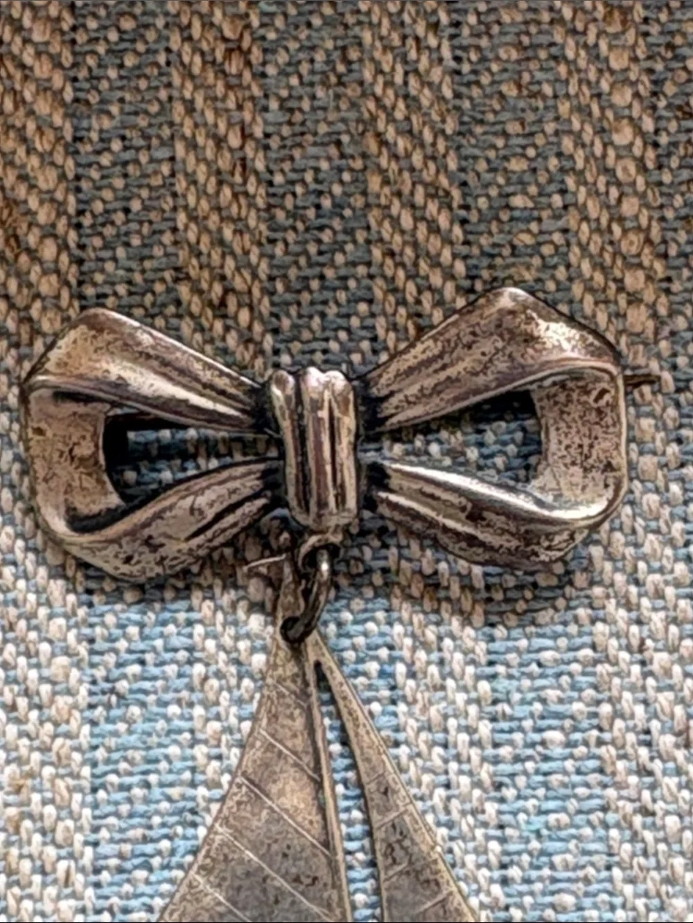 Vintage Sterling Silver Sailboat Bow Pin Brooch